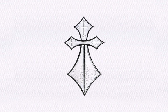 Cross Embroidery Design Review for Boutique Sweatshirts