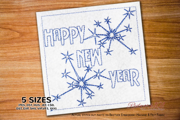 Review: Happy New Year with Fire Crackers Design