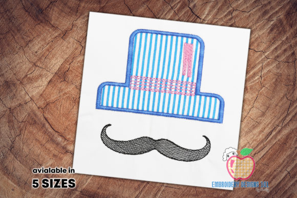 Review: Hat and Mustache Applique Pattern