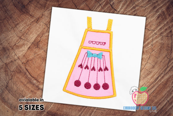 Reviewing the Kitchen Apron Applique Pattern